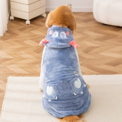 Animal Costume Hoodie for Large Dogs Cozy Fleece Puppy Outfit 3XL–8XL