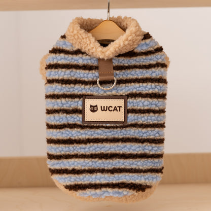 Cozy Fleece Sweater for Cats Soft & Warm Pet Shirt