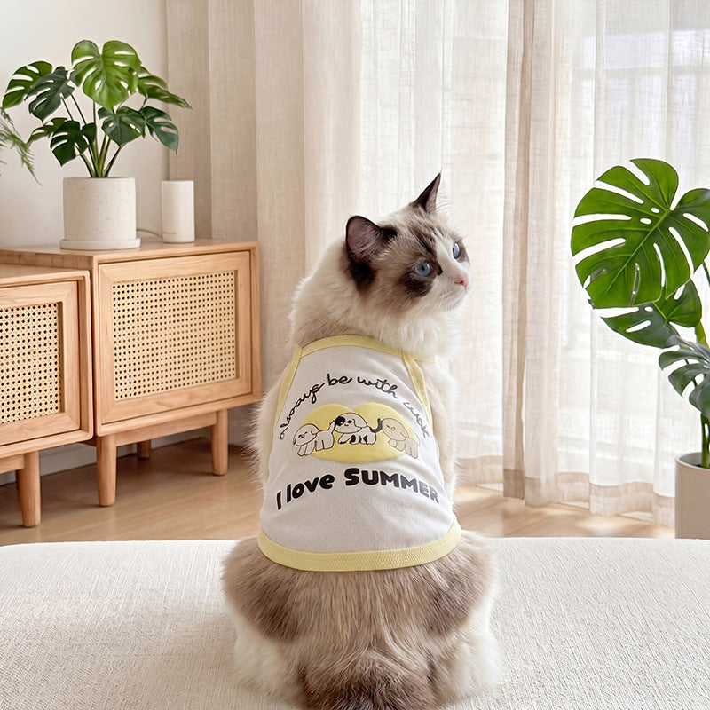 HipiDogs Cooling Mesh Cat Harness Vest | Breathable Summer Walking Harness