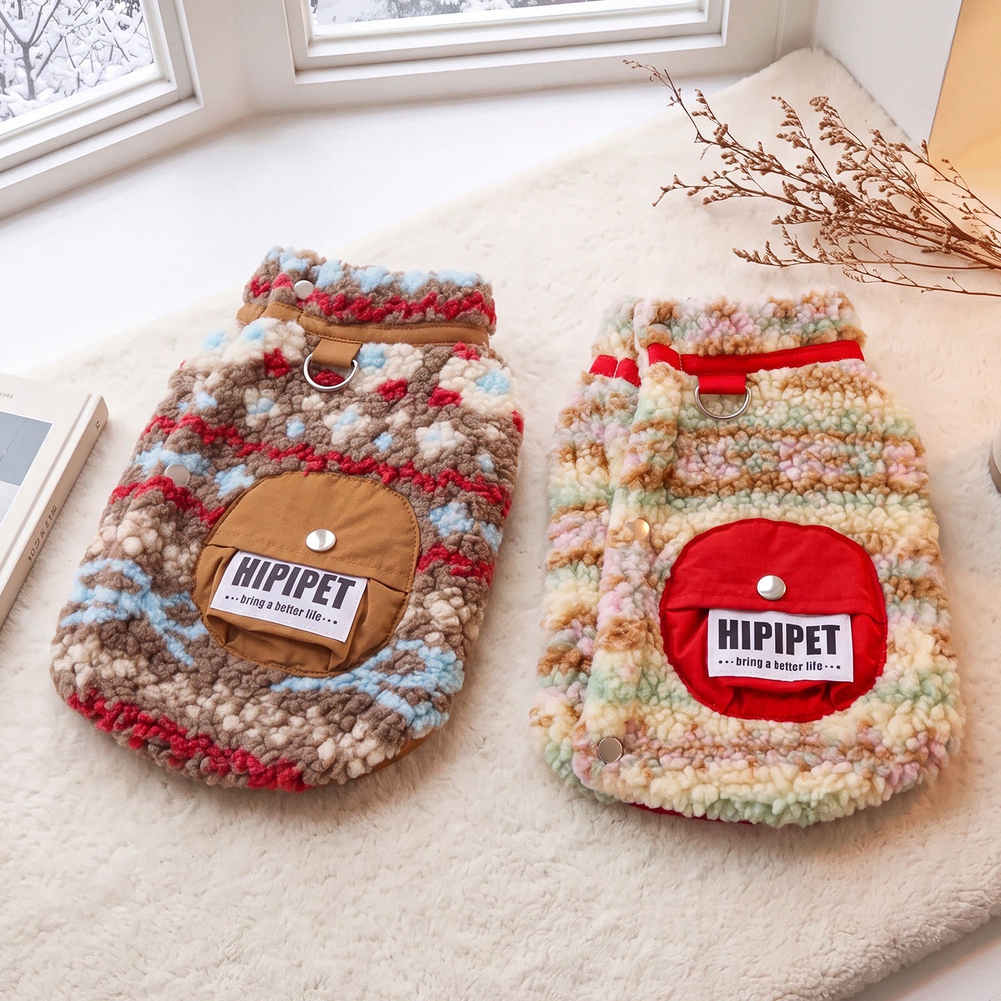 Cozy Winter Sherpa Coat for Dogs & Cats