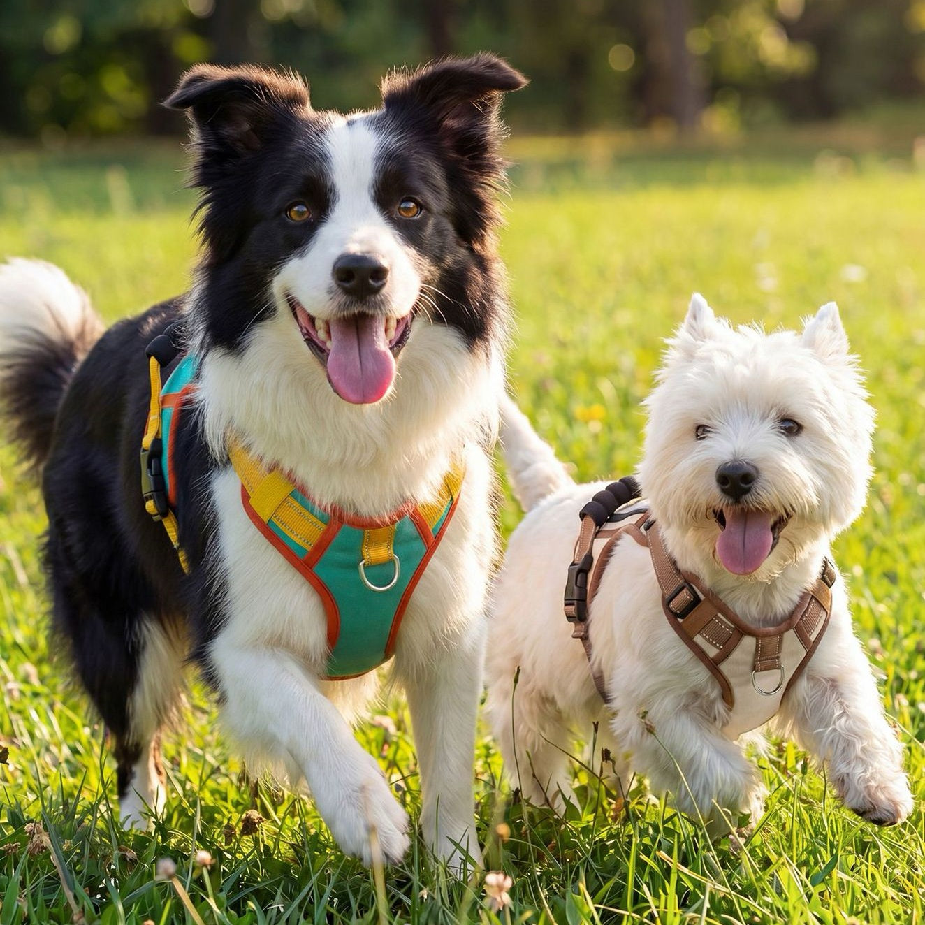 Adjustable No-Pull Dog Harness with Leash for Daily Walking