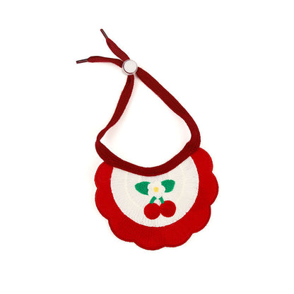 Cute Cat Drool Bibs – Soft Absorbent Pet Bib for Cats, Adjustable Cartoon Bib