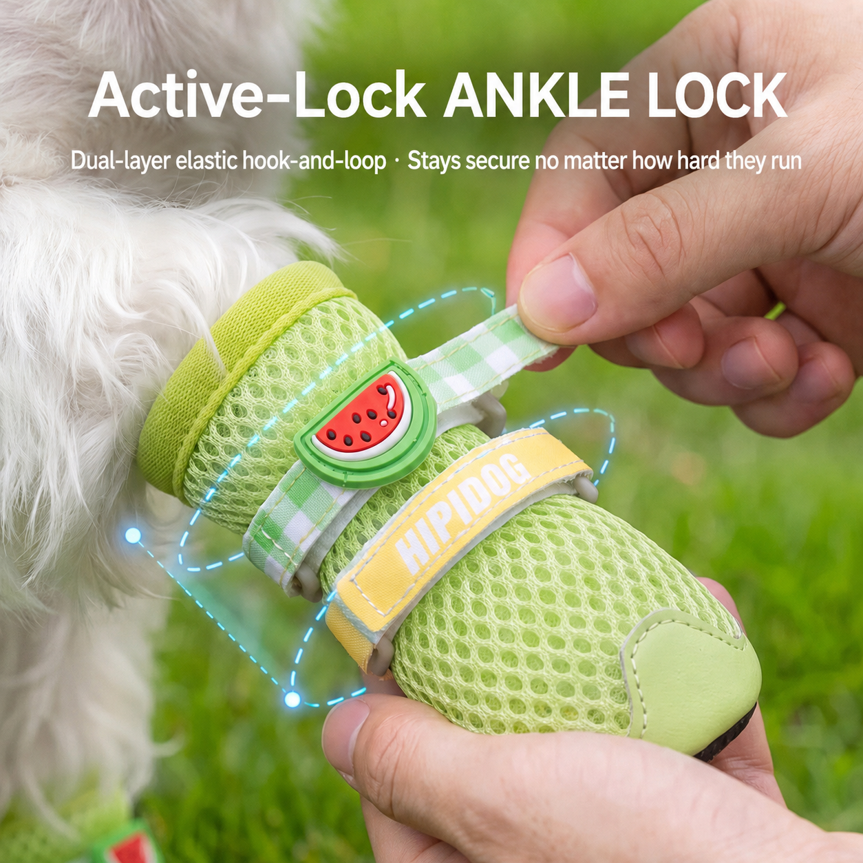 HipiDogs Breathable Dog Boots | Anti-Slip Protective Paw Shoes for Small & Medium Dogs