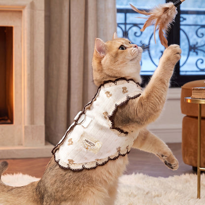 Vintage Lace Harness Vest for Dogs & Cats