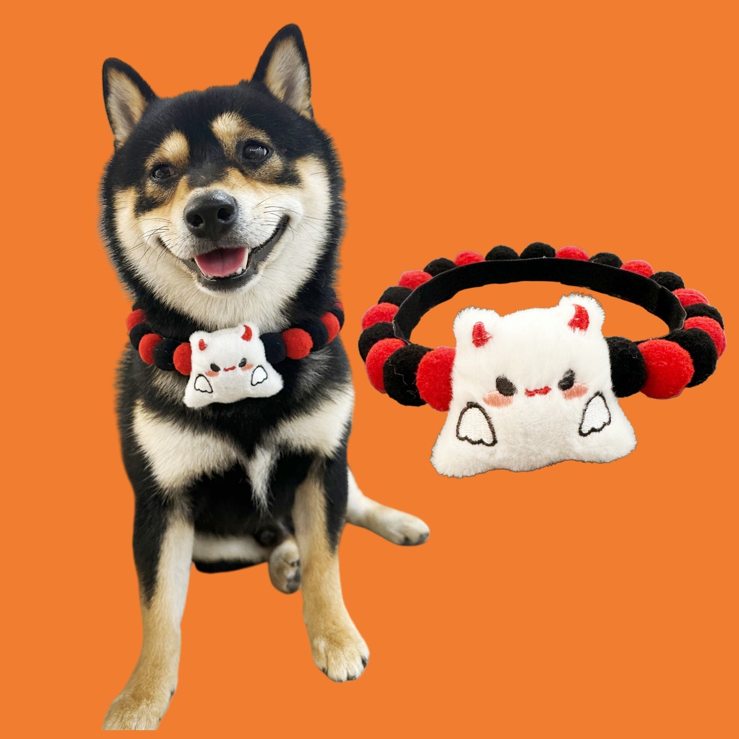 Halloween Dog Collar – Pumpkin Bat Skull Spider Pet Collar for Dogs & Cats