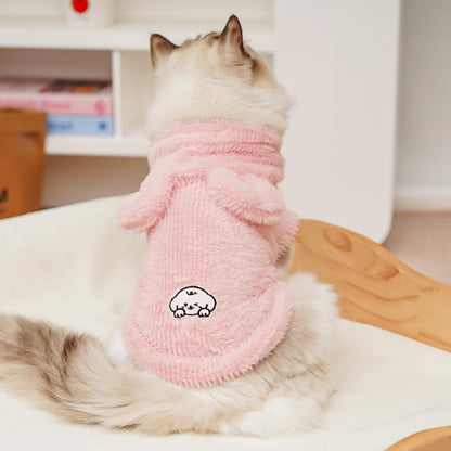 Cute Knitted Cat Sweater Vest – Warm Soft Pet Pullover for Cats | Cozy Winter Cat Clothing