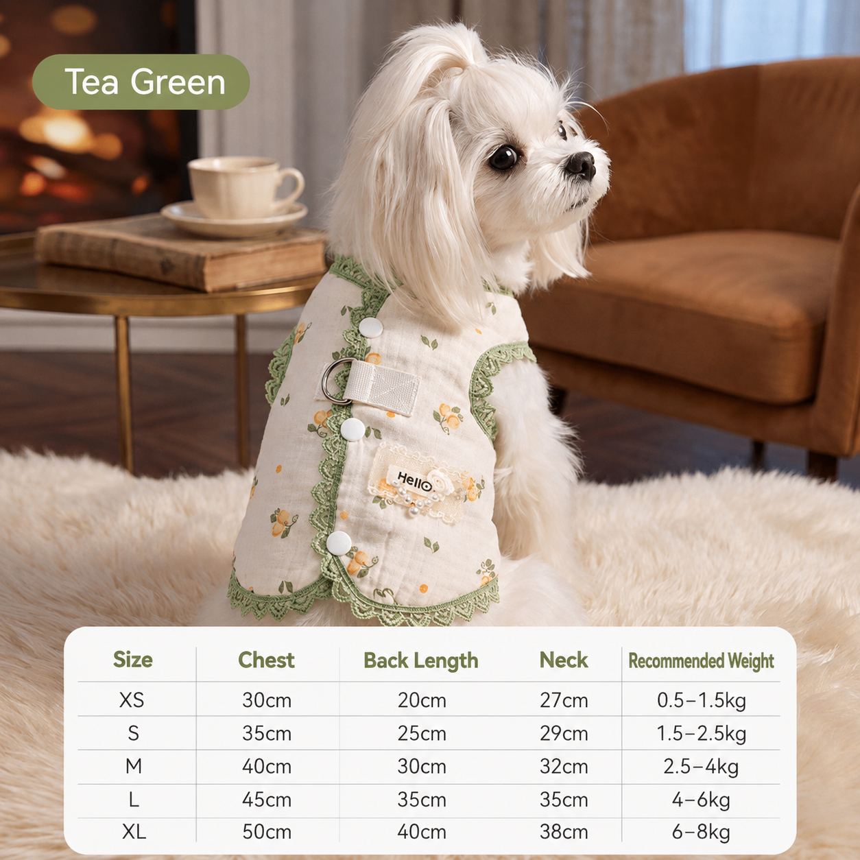 Vintage Lace Harness Vest for Dogs & Cats