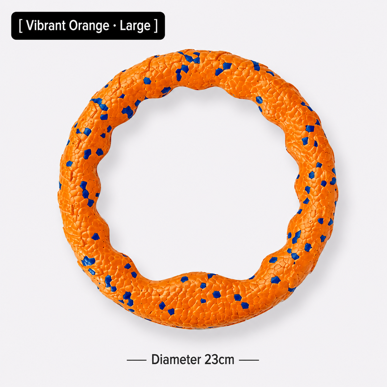 Floating Ring Dog Toy – Textured Fetch & Tug Toy for Outdoor and Water Play