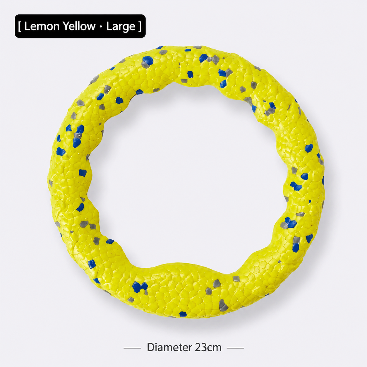 Floating Ring Dog Toy – Textured Fetch & Tug Toy for Outdoor and Water Play
