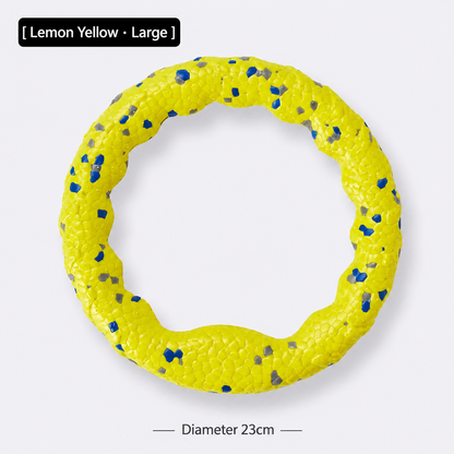 Floating Ring Dog Toy – Textured Fetch & Tug Toy for Outdoor and Water Play