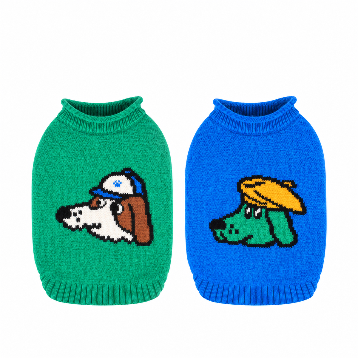 Cute Knit Sweater Vest for Dogs & Cats – Cozy Cartoon Pet Pullover