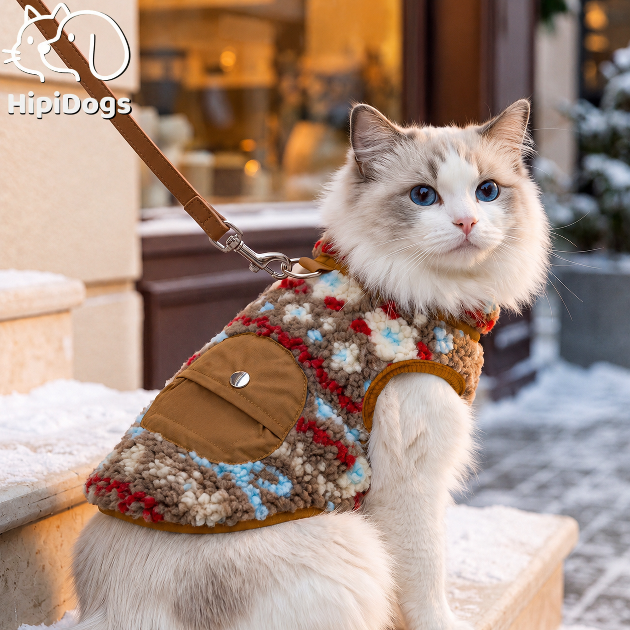 Cozy Winter Sherpa Coat for Dogs & Cats
