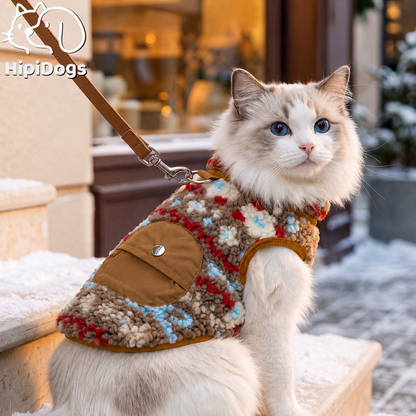 Cozy Winter Sherpa Coat for Dogs & Cats
