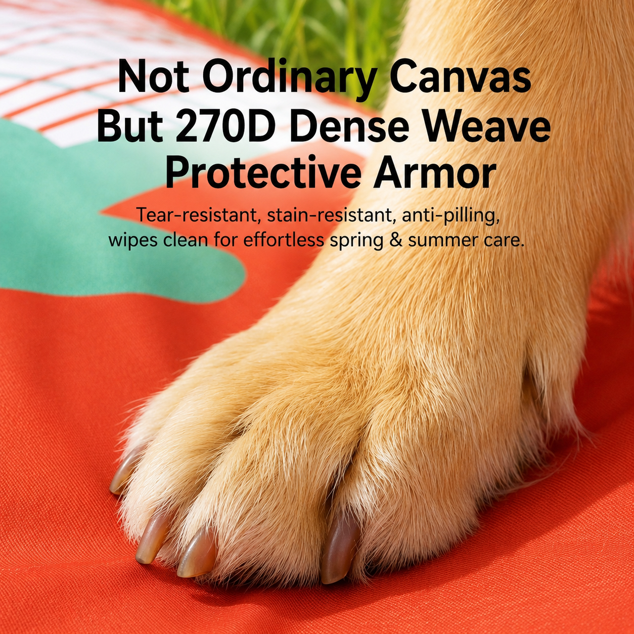 HipiDogs Washable Pet Mat | Soft Removable Dog Bed Cushion for Dogs & Cats
