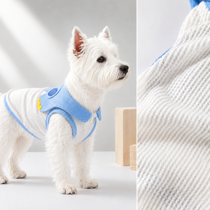 HipiDogs Elephant Cooling Dog Shirt | Breathable Summer Mesh Pet Vest