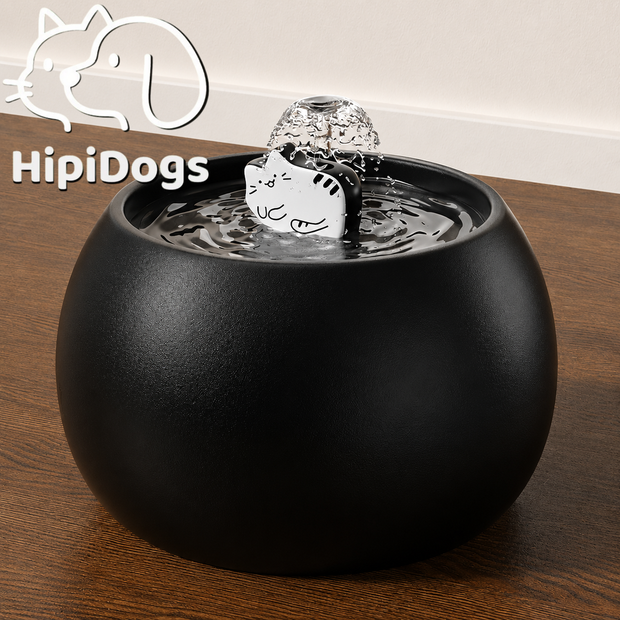 HipiDogs Cat Water Fountain | 1.5L Automatic Circulating Pet Water Dispenser