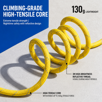 Heavy-Duty Reflective Dog Leash with Shock-Absorbing Handle