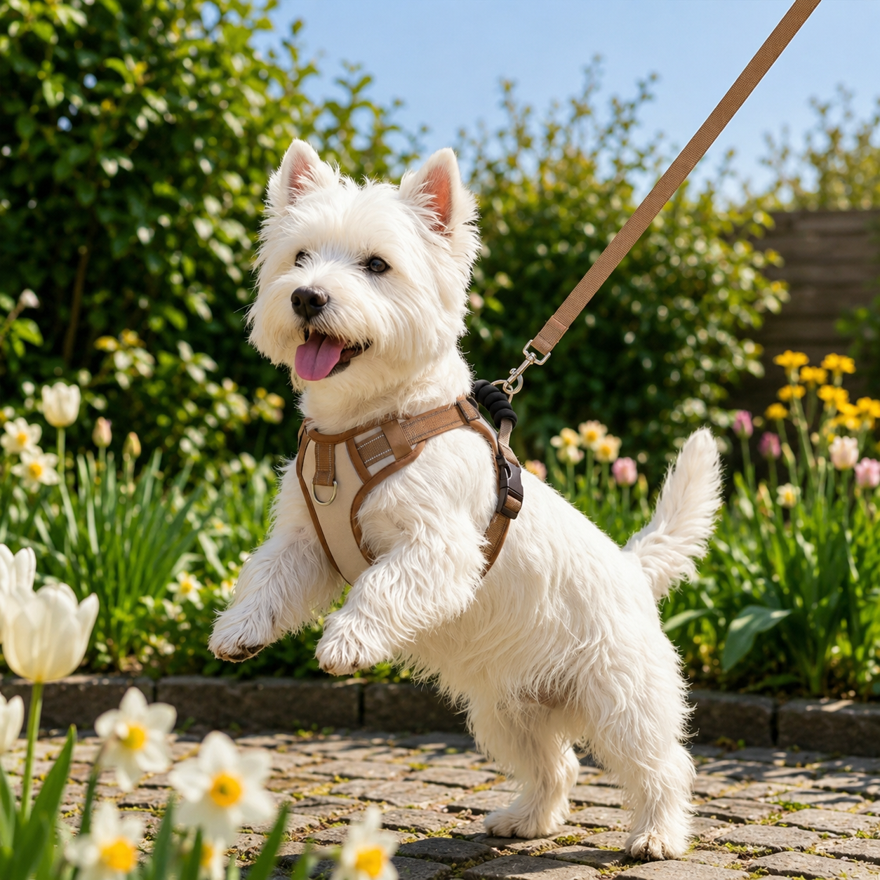 HipiDogs Adjustable No-Pull Dog Harness | Breathable Soft Walking Vest