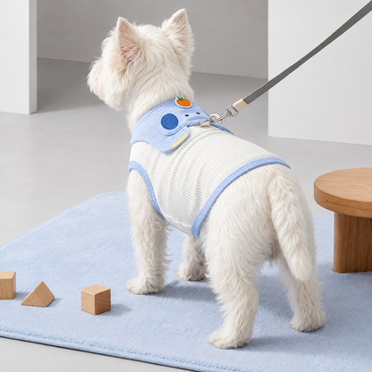 HipiDogs Elephant Cooling Dog Shirt | Breathable Summer Mesh Pet Vest