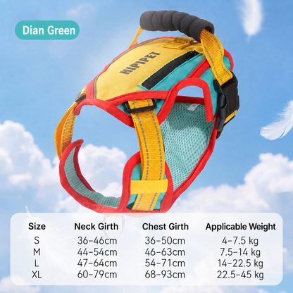 HipiDogs Adjustable No-Pull Dog Harness | Breathable Soft Walking Vest