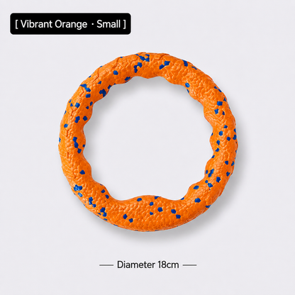 Floating Ring Dog Toy – Textured Fetch & Tug Toy for Outdoor and Water Play