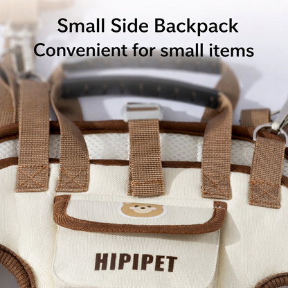 Breathable Front-Facing Pet Carrier Backpack for Cats & Small Dogs