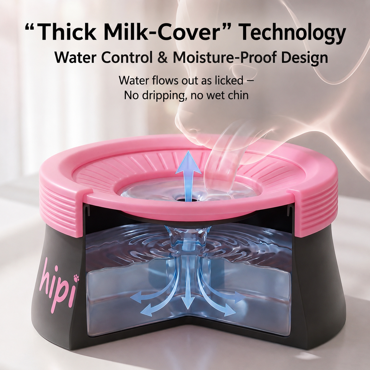 Floating Anti-Splash Water Bowl for Dogs & Cats