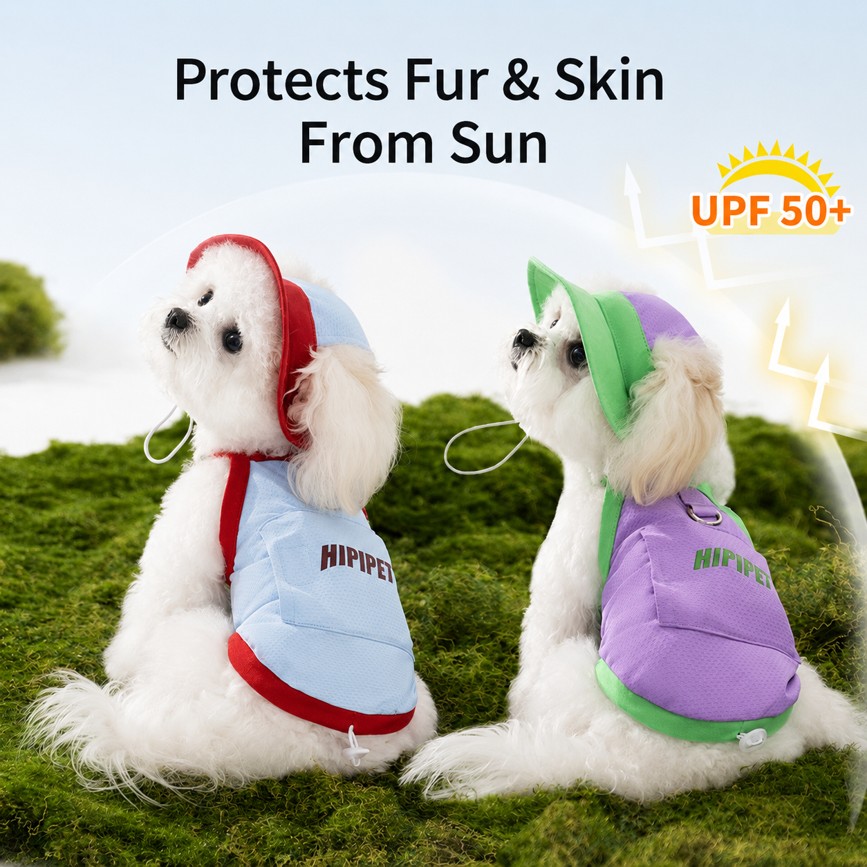 UPF 50+ Sun Protection Dog Hoodie