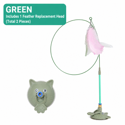 HipiDogs Interactive Suction Cup Cat Teaser Toy