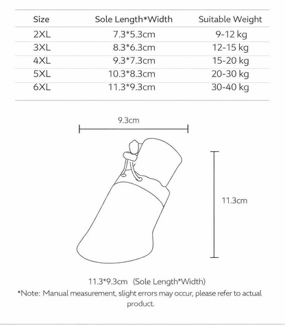 Waterproof Dog Boots Set | Anti-Slip Dog Shoes for Rain, Snow & Outdoor Walking | HipiDogs Pet Paw Protector