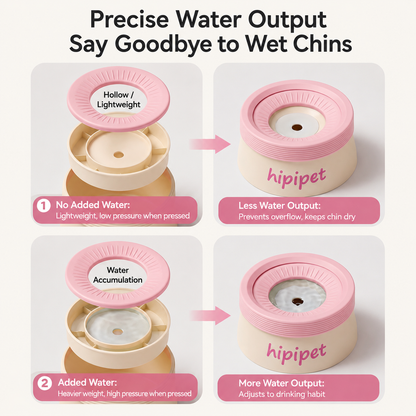 No-Spill Floating Cat Water Bowl