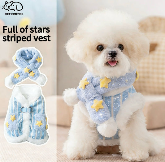Starry striped vest