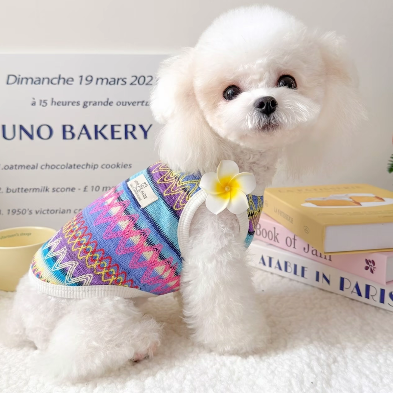 HipiDogs Rainbow Pattern Dog Vest——Suitable for cats and dogs