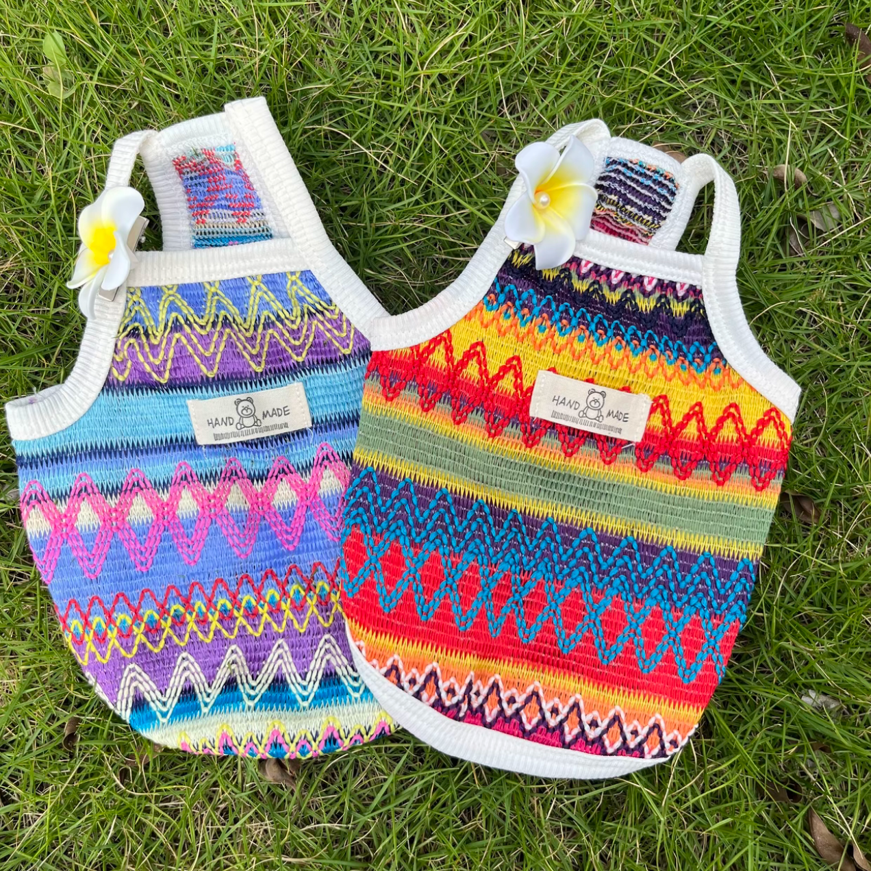 HipiDogs Rainbow Pattern Dog Vest——Suitable for cats and dogs