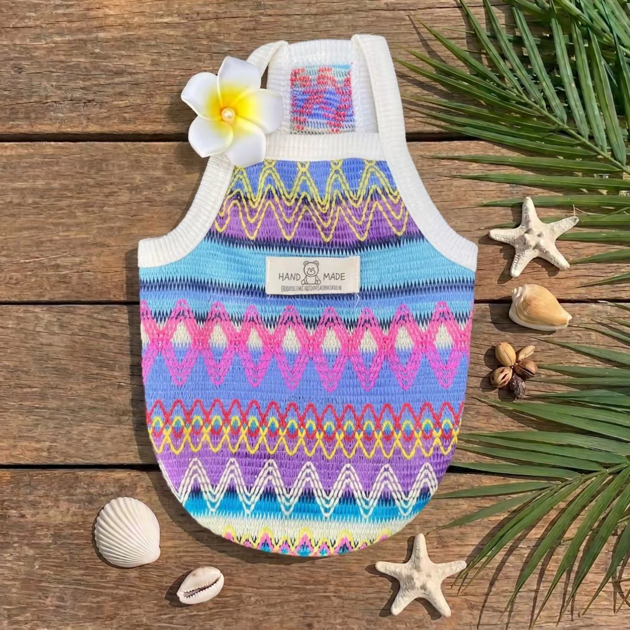 HipiDogs Rainbow Pattern Dog Vest——Suitable for cats and dogs