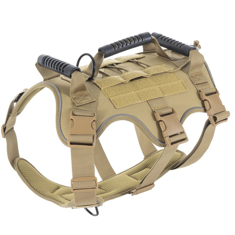 Tactical Dog Harness Military 1050D Nylon – Heavy Duty No Pull Dog Harness with Handle for Large Dogs