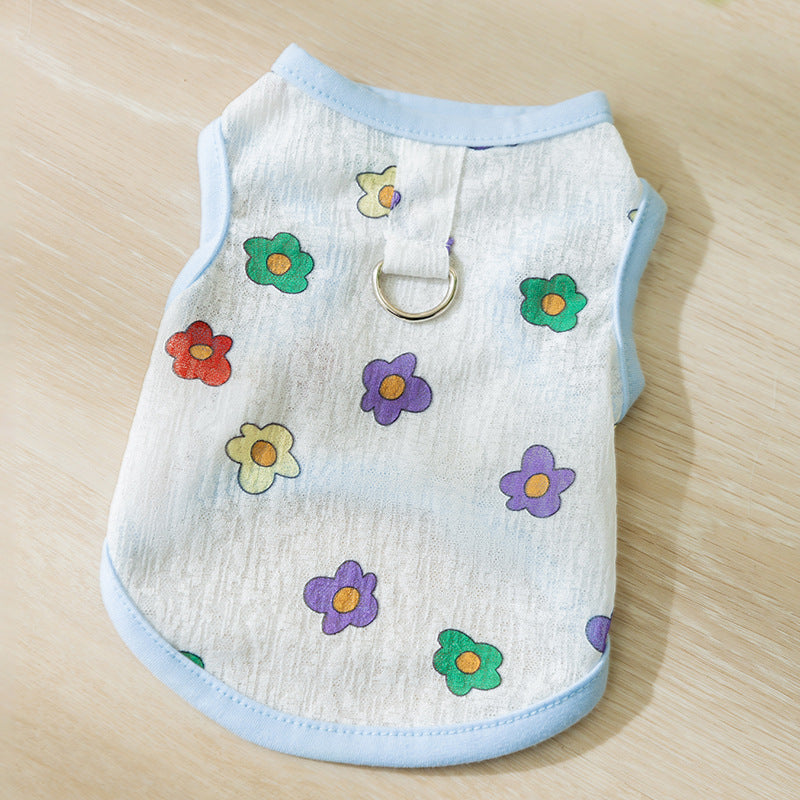 Floral Bear Cat Harness – Soft Adjustable Fit