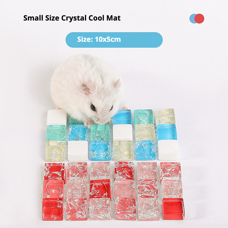 Small Pet Cooling Crystal Mat for Hamsters & Small Animals – Summer Cool Pad 10×5cm