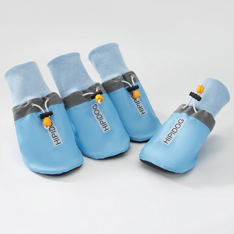 Waterproof Dog Boots Set | Anti-Slip Dog Shoes for Rain, Snow & Outdoor Walking | HipiDogs Pet Paw Protector