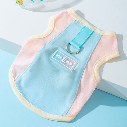 Colorful Dog Harness Vest – Breathable Mesh Summer Fit