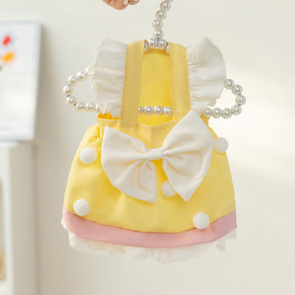 Cute Princess Cat Harness Dress – Bow Design