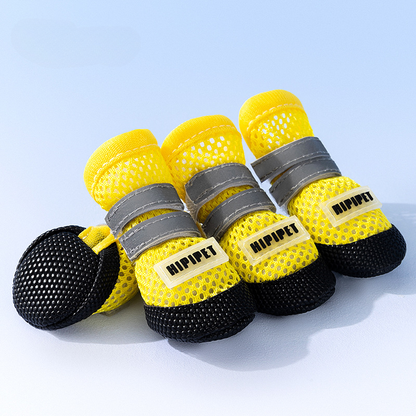 Waterproof Dog Boots | Anti-Slip Pet Paw Protector Shoes | Breathable Outdoor Puppy Boots for Small Dogs | HipiDogs