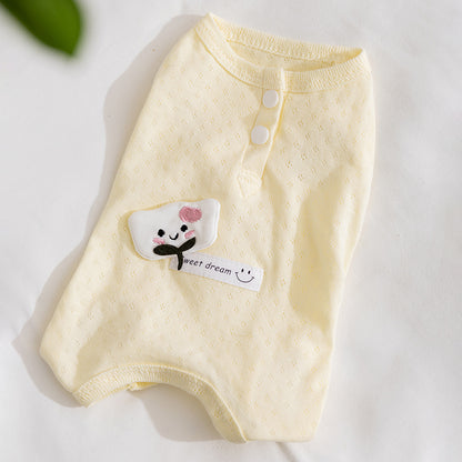 Cute Cat Pajamas Shirt – Soft Breathable Summer Fit