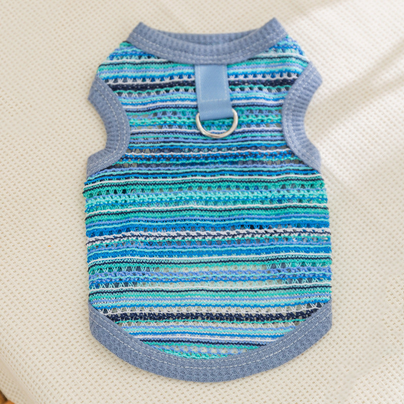 Colorful Striped Cat Harness