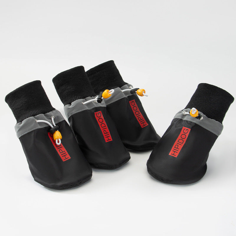 Waterproof Dog Boots Set | Anti-Slip Dog Shoes for Rain, Snow & Outdoor Walking | HipiDogs Pet Paw Protector