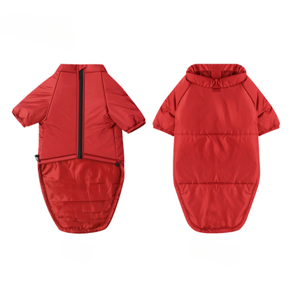 Warm Dog Winter Coat – Waterproof Padded Dog Jacket for Medium Large Dogs Cold Weather