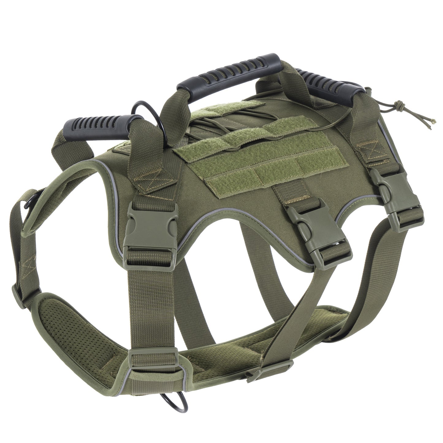 Tactical Dog Harness Military 1050D Nylon – Heavy Duty No Pull Dog Harness with Handle for Large Dogs