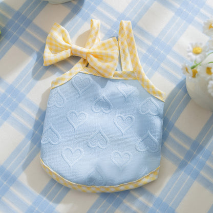 Cute Bow Pet Harness – Soft & Stylish for Cats & Small Dogs