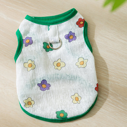 Floral Bear Cat Harness – Soft Adjustable Fit