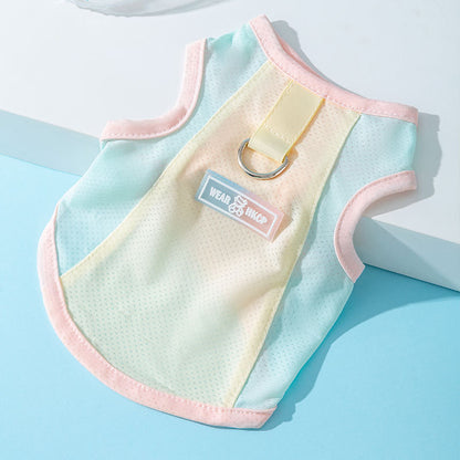 Colorful Dog Harness Vest – Breathable Mesh Summer Fit